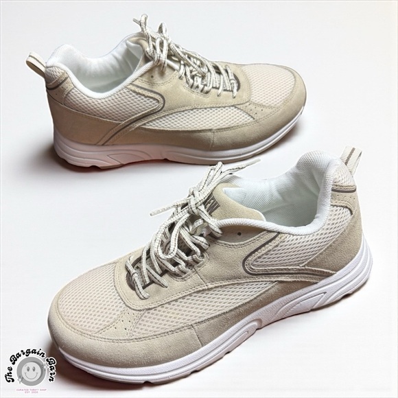 DREW Shoes - NWOB Drew Women’s Athena Oxford Beige Comfort Orthopedic Walking Shoes (10W)